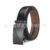 Shiny black oblique black buckle-130cm