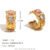 colorful zircon earring