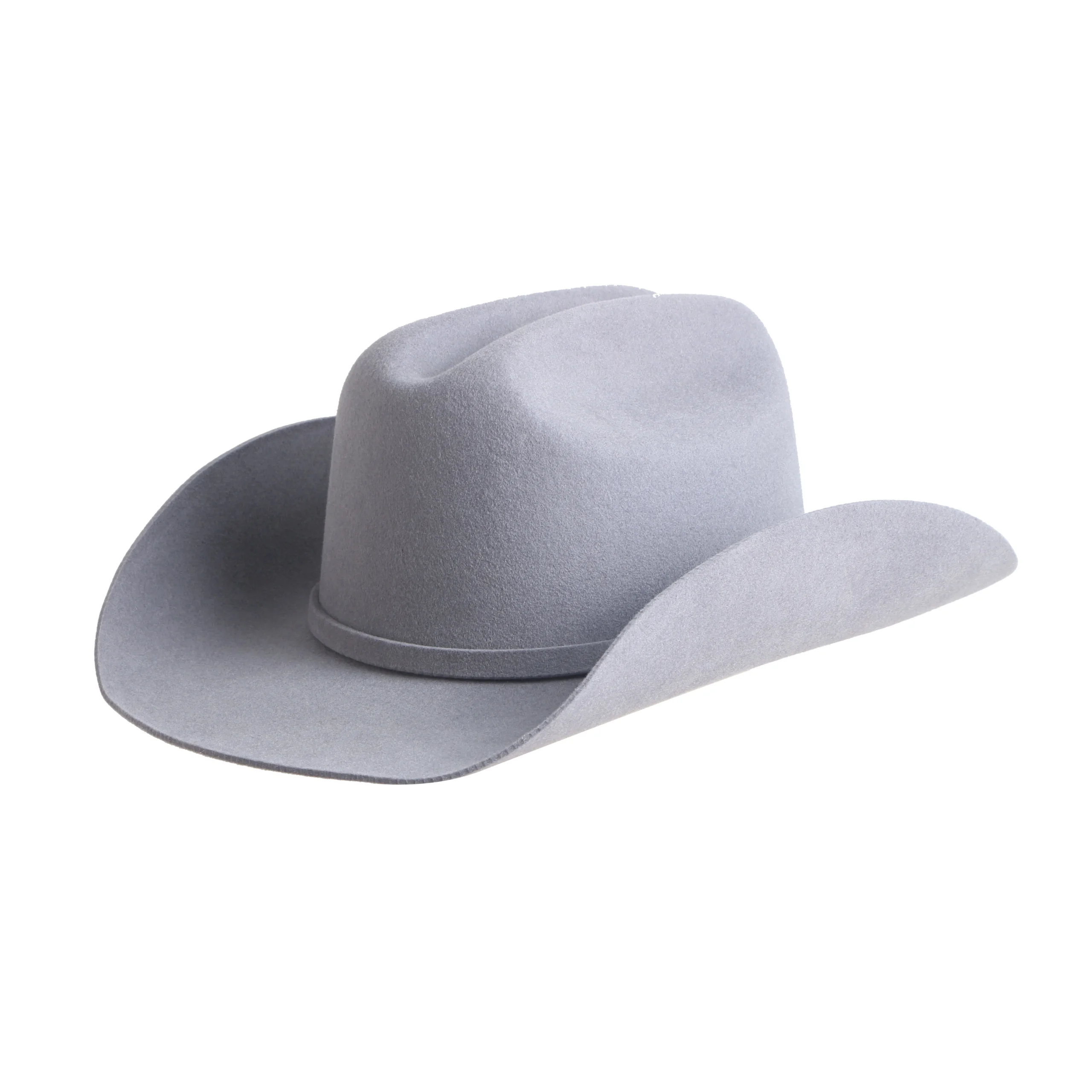 Huayihats Custom Unisex 100% Wool Felt Cowboy Hats Wide Brim Western Style For Casual Outdoor Party Fishing & Business Scenes
