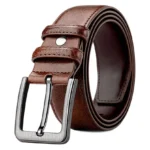 Wholesales Paul's Genuine Vintage Retro Fashion Business Casual Dress Belt For Men & Seniors Alloy Pin Buckle