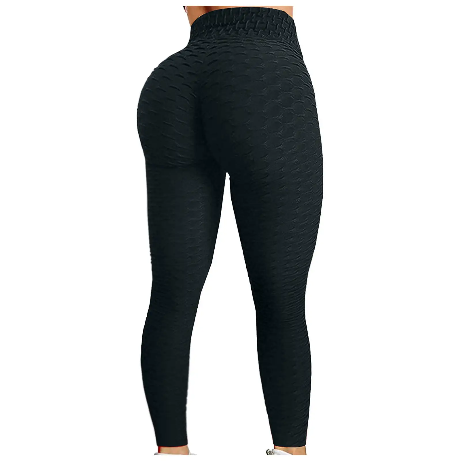 Customized High Quality Women's Yoga Leggings Bubble Exercise Leggings High Waist Yoga Pants Wholesale Trendy Workout Pants