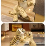Polyester Stuffed Lion Lion Plush Toy Forest Cotton Stuffed Tiger /leopard Plush Toy With Pp Cotton Filling