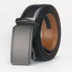 Wholesale Men's Cowhide Leather Automatic Alloy Buckle Fashion Casual Matte Finish Business Style 120cm Youth Belt
