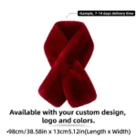 Women's Fashionable Double-sided Winter Faux Fur Multifunction Scarf