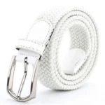 Wholesale Men's Women's Elastic Belt Casual Elastic Knitting Pin Buckle Student Belt Comfortable Braided Jeans Belt